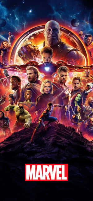 Φόντο Iphone Xs Marvel — Realme C75 Ταπετσαρία