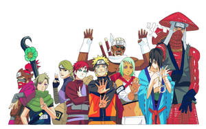 Ταπετσαρία αφίσας Naruto Jinchuriki — Πόστερ Ναρούτο Ταπετσαρία