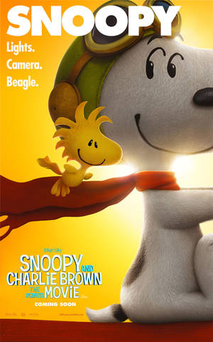 Αφίσα Snoopy από την Ταινία The Peanuts Movie — Huawei MatePad Mini Ταπετσαρία