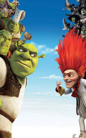 Ταπετσαρία αφίσας Shrek forever after — Moto Pad 70 Groove Ταπετσαρία