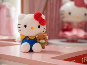 Αφράτο Κινούμενο Σχέδιο Hello Kitty PFP — Κινούμενο σχέδιο γάτας GIF Ταπετσαρία