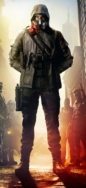Iphone Xs Max The Division Background — Honor 500 Pro Ταπετσαρία