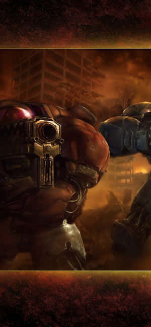 Φόντο StarCraft II για iPhone X — RedMagic Ταπετσαρία