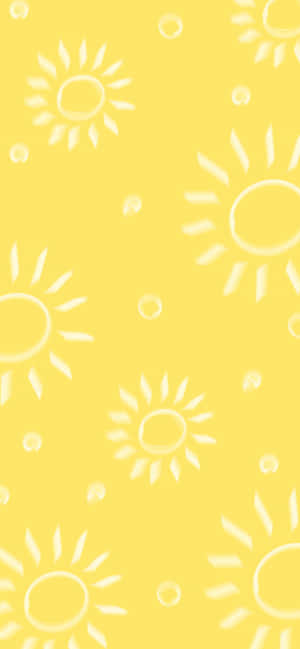 Cute Sunshine — Χαμηλή αντίθεση Ταπετσαρία
