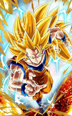 Βυθιστείτε στη δύναμη του Super Saiyan — Nubia Flip2 Ταπετσαρία