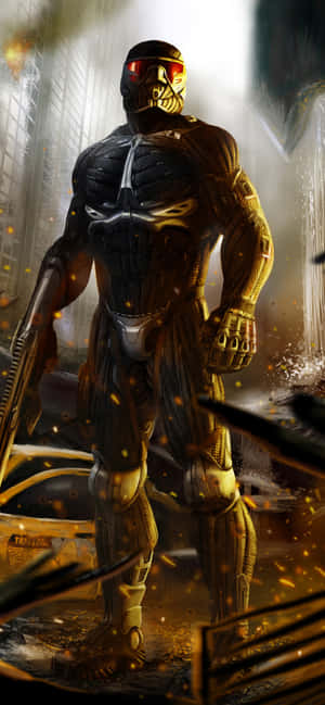 Iphone Xs Max Crysis Warhead Φόντο — Xiaomi 15 Ultra Ταπετσαρία