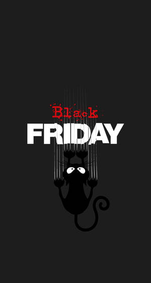 Ταπετσαρία γάτας Black Friday — Αρχική οθόνη Ταπετσαρία
