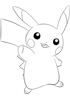 Pokemon Εικόνες Ζωγραφικής — iPad (A16) Ταπετσαρία