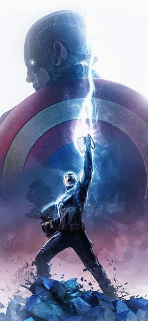 Captain America Cool — Samsung S23 Ταπετσαρία
