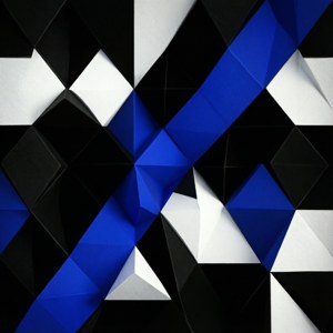 Αφηρημένο γεωμετρικό σχέδιο με χρώματα Thin Blue Line. — OLED Ταπετσαρία