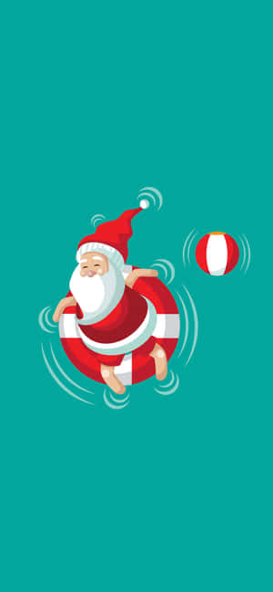 Funny Christmas Iphone — Galaxy S25 FE Ταπετσαρία