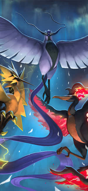 Galarian Articuno, Zapdos και Moltres — Huawei nova 16 Ultra Ταπετσαρία