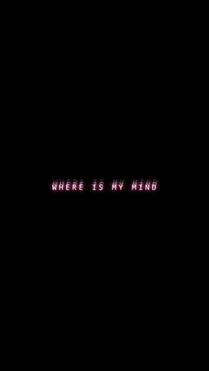 Γκλίτσαρισμα Γραφικού Wehre Is My Mind — Ασπρόμαυρη αισθητική GIF Ταπετσαρία
