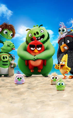 Γουρούνια και Πουλιά Η Ταινία Angry Birds 2 — Lenovo Idea Tab Pro Ταπετσαρία