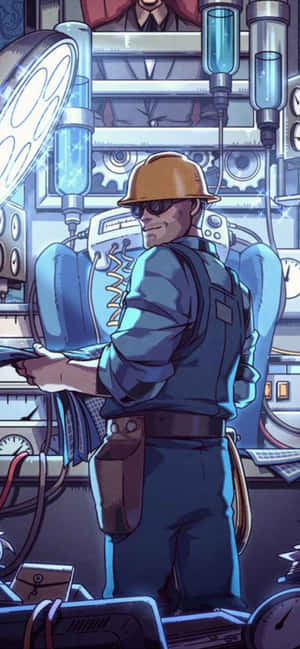 Iphone Xs Max Team Fortress 2 Φόντο — Galaxy A54 Ταπετσαρία