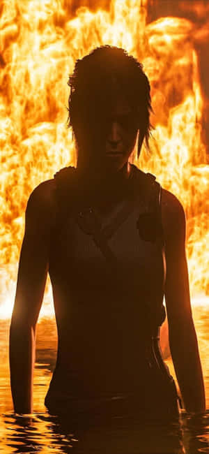 Iphone X Shadow Of The Tomb Raider Background — Realme C100x Ταπετσαρία