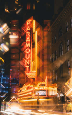 Φόντο Neon City — Galaxy Tab S9 Ταπετσαρία