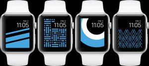 Ταπετσαρία Apple Watch με μπλε θέμα — Apple Watch Ταπετσαρία