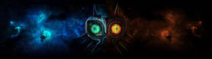 Ταπετσαρία διπλής οθόνης skull kid majoras mask. — 3840x1080 Ταπετσαρία