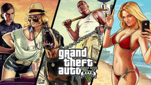 Δροσερή Αφίσα Πάνελ GTA — GTA Ταπετσαρία