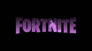 Δροσερό φόντο με το λογότυπο του Fortnite