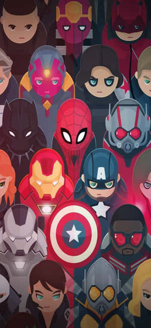 Φόντο iPhone Xs Marvel's Avengers — Huawei nova 15 Ταπετσαρία