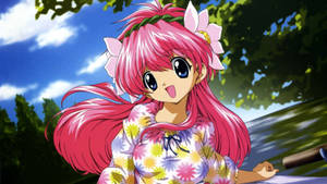 Δωρεάν Anime PFP Milfeulle Sakuraba — Γλυκιά anime κοπέλα Ταπετσαρία
