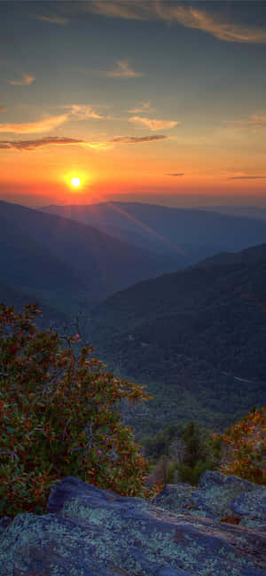 Great Smoky Mountains National Park Golden Sun — Oppo Find X10 E Ταπετσαρία