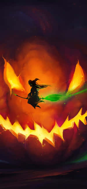 Μάγισσα Halloween — Huawei nova 16 Pro Ταπετσαρία