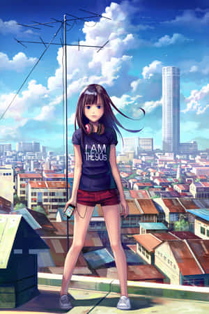 Εικόνες πόλης Anime — Ανιμέ πόλη GIF Ταπετσαρία