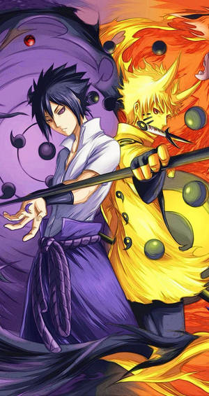 Ταπετσαρία εικόνας κινητού Naruto Sasuke