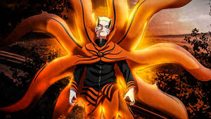 Naruto Λειτουργία Baryon σε Εξωτερικό Χώρο — Ναρούτο μπάριον μόδα Ταπετσαρία
