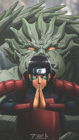 Hashirama Τηλέφωνο Με Δράκο — Naruto iPhone GIF Ταπετσαρία
