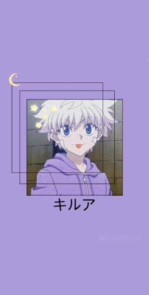 Μωβ φόντο Anime
