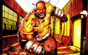 Εντυπωσιακός Μαύρος Υπερήρωας Luke Cage — Marvel Ταπετσαρία