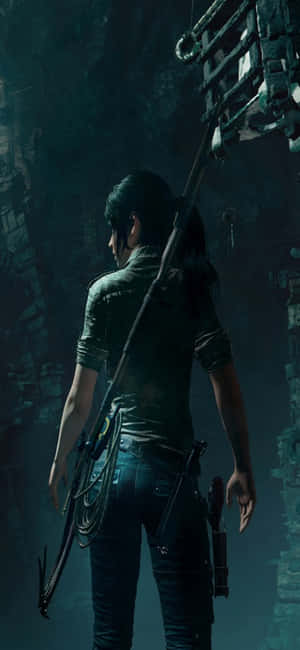 Iphone X Shadow Of The Tomb Raider Φόντο — Honor Play 60A Ταπετσαρία