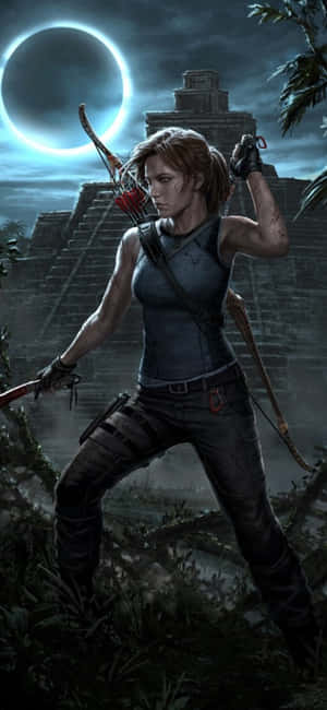 iPhone X Shadow Of The Tomb Raider Φόντο — Xiaomi 17 Pro Ταπετσαρία