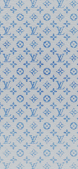 Louis Vuitton Blue — Απλή Μπλε Αισθητική Ταπετσαρία