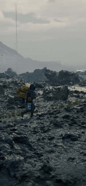 Iphone X Death Stranding Φόντο — Huawei Enjoy 70X Energy Ταπετσαρία
