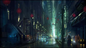 Εικόνες Anime City — Ανιμέ πόλη GIF Ταπετσαρία