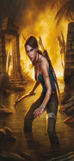 Φόντο Iphone X Rise Of The Tomb Raider — Pixel 10 Pro XL Ταπετσαρία