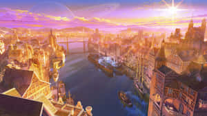 Εικόνες Anime City — Ανιμέ πόλη GIF Ταπετσαρία