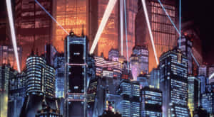 Εικόνες Anime City — Ανιμέ πόλη GIF Ταπετσαρία