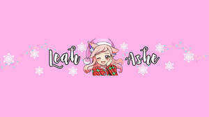 Leah Ashe — Ροζ Kawaii Ταπετσαρία