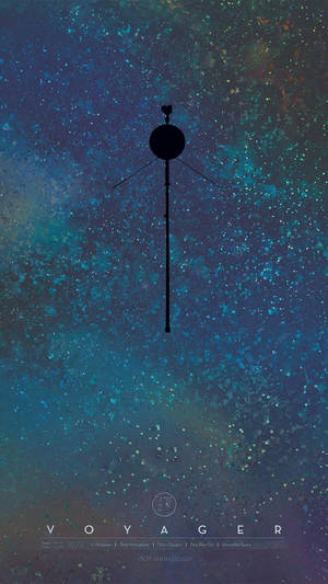 Επέτειος 40 Χρόνων Voyager της NASA για iPhone — Διάστημα iPhone Ταπετσαρία