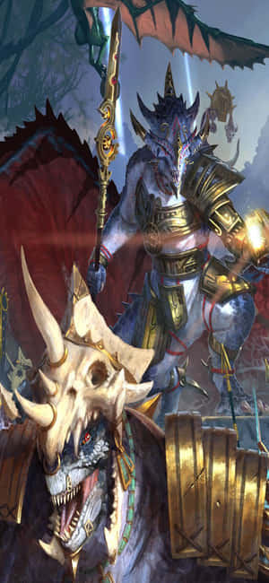 Iphone X Total War Warhammer Φόντο — Oppo A6k Ταπετσαρία