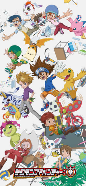 Digimon φόντο — Tecno Camon Ταπετσαρία