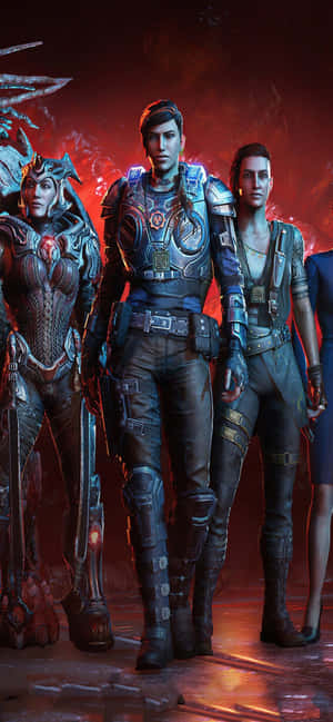 Iphone Xs Max Gears Of War 5 Φόντο — Honor X9e Pro Ταπετσαρία