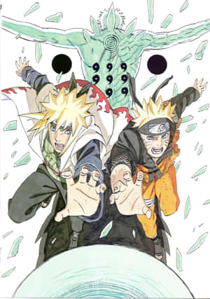 Επικό φόντο κινητού Naruto Uzumaki — Naruto κινητό GIF Ταπετσαρία