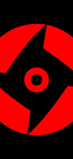 Μινιμαλιστικό Sharingan — Motorola Edge 70 Plus Ταπετσαρία